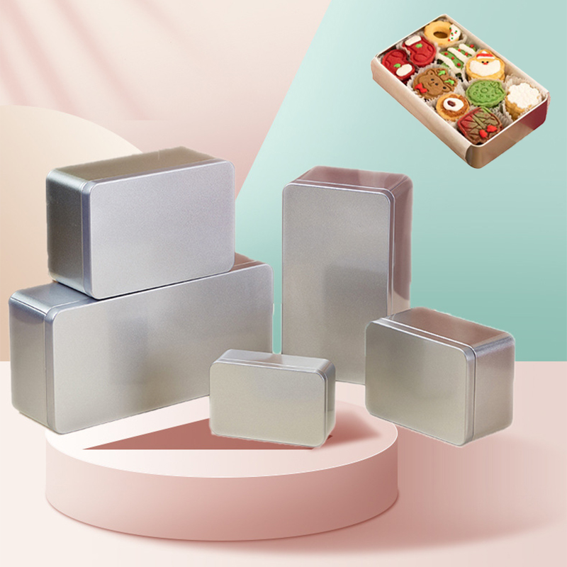 Oxide Pigment Soap - Mini Tinplate Metal Soap Box, Retangular,