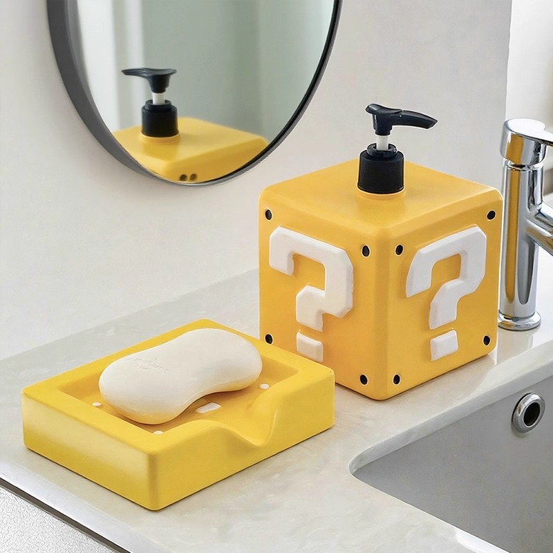 Soap Making Box - Saboneteira com ponto de interrogação, bandeja