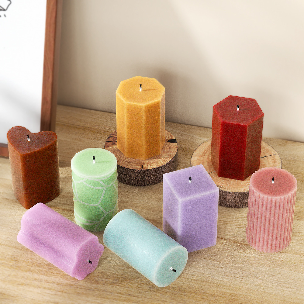 Soap Making For Beginners - Molde de silicone de coluna geométrica