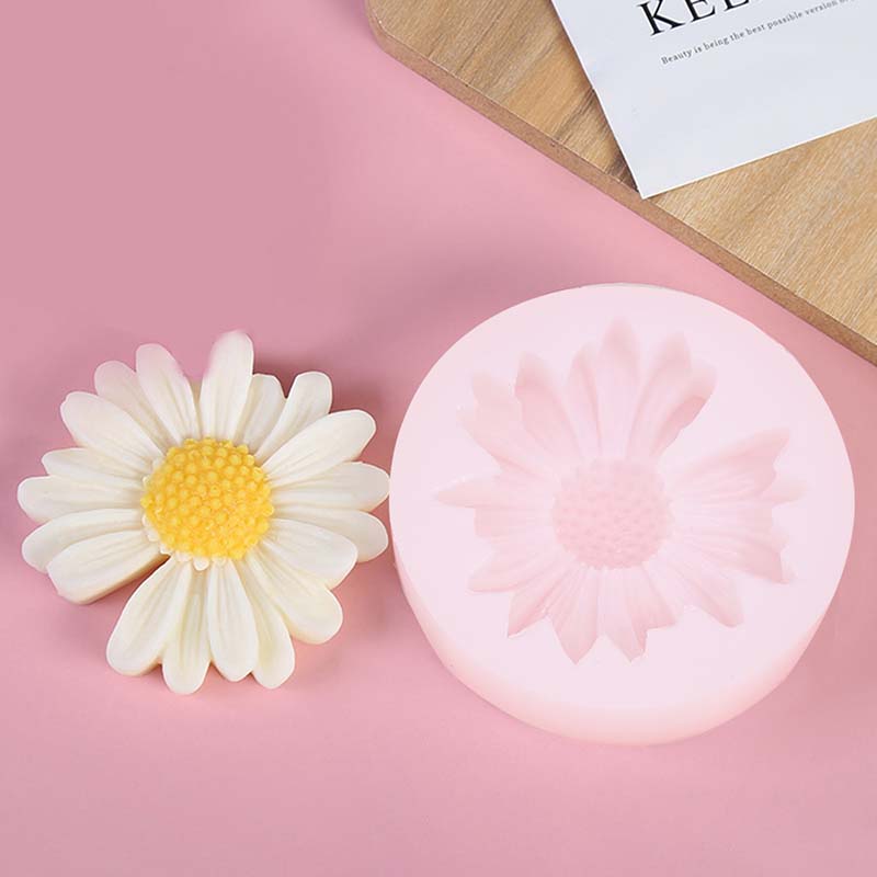 Soap Making Things - Diy vela molde de silicone margarida