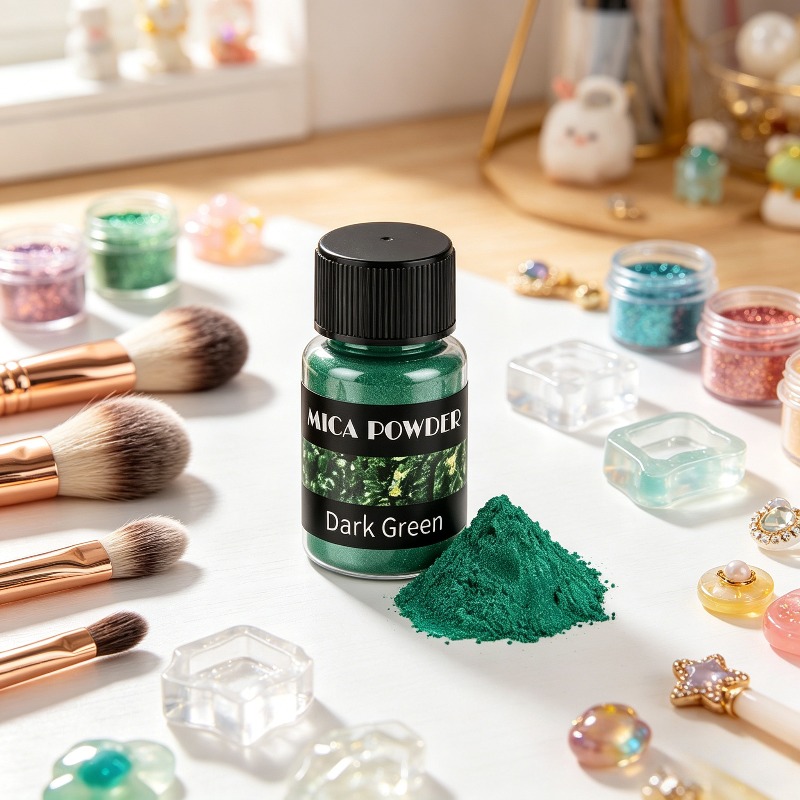 Oxide Pigment Soap - Pó de Mica Verde Escuro para