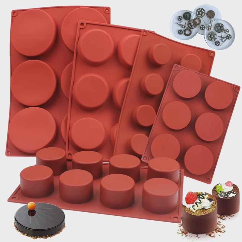 Soap Making For Beginners - Molde de Silicone Redondo para Sabonete