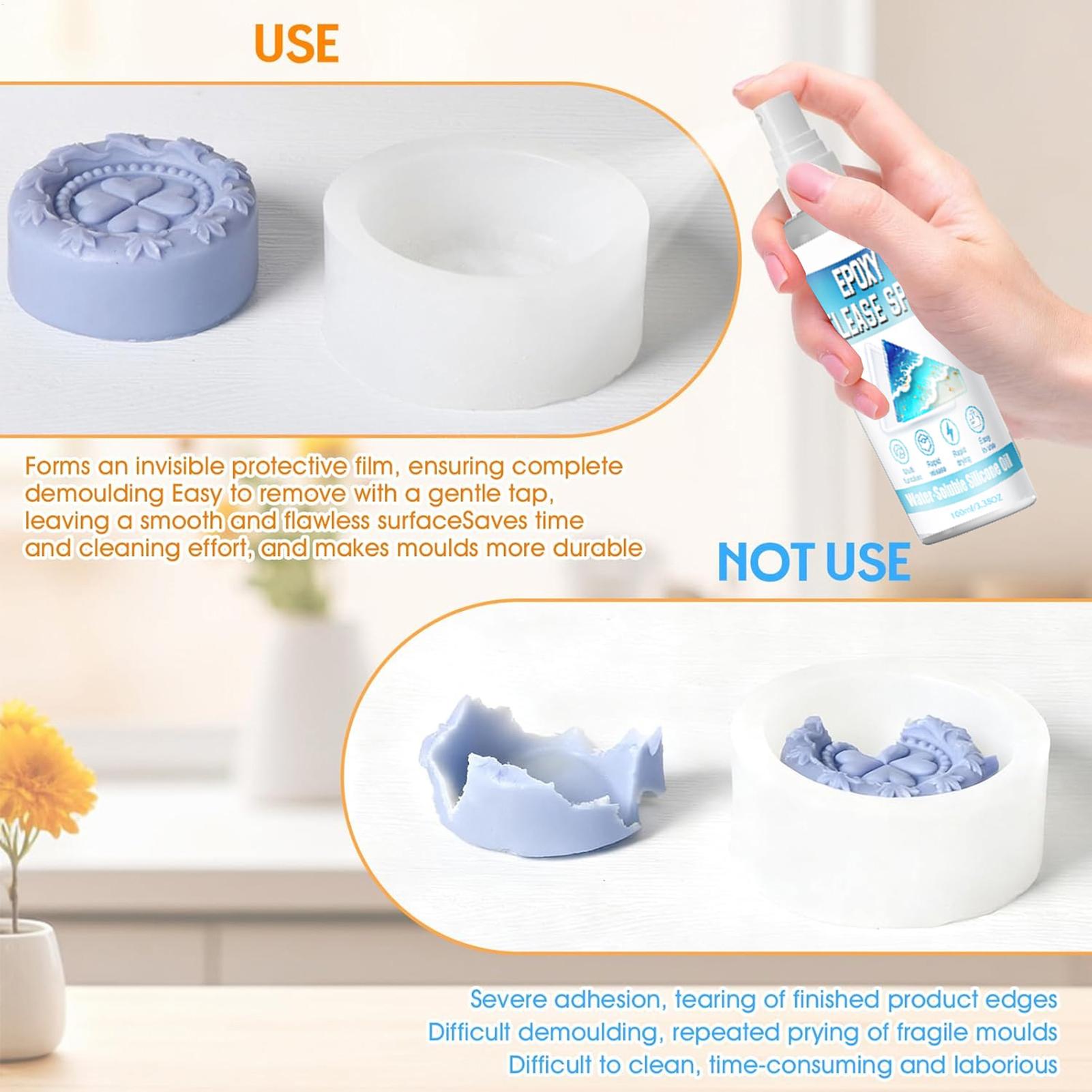 Spray Desmoldante de Silicone  - Soap Making Molds avaliação e preço