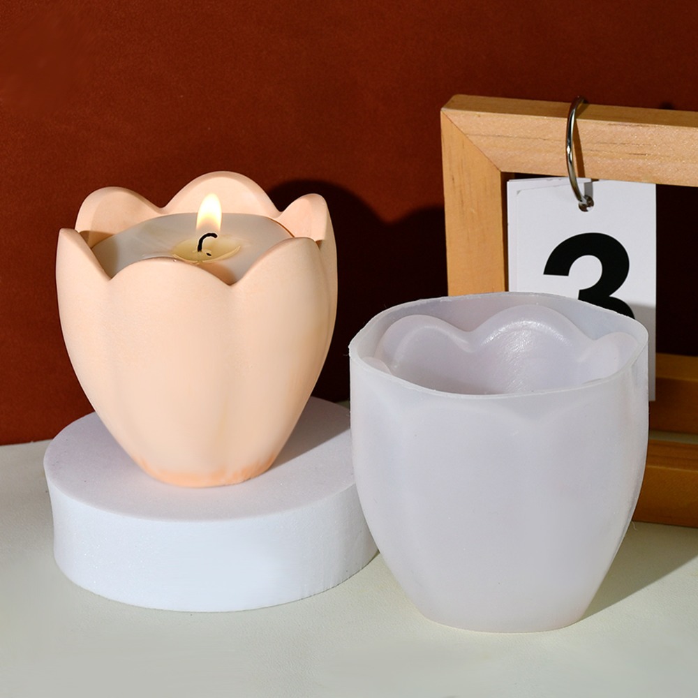 Suporte de vela de tulipa, mol - Soap Making For Beginners avaliação e preço