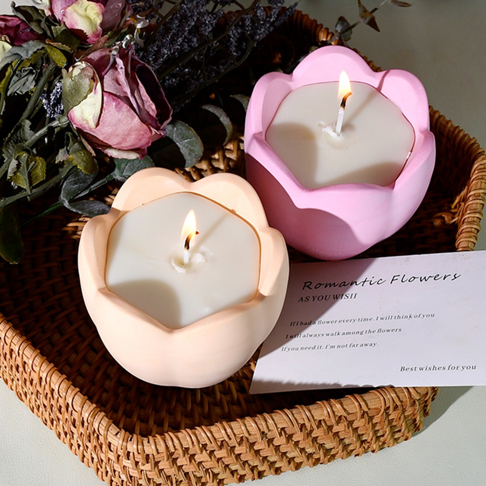 Suporte de vela de tulipa, mol - Soap Making For Beginners avaliação e preço