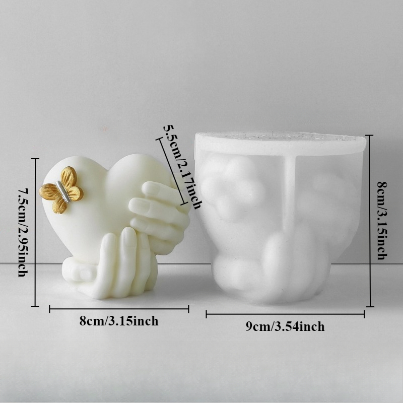 Molde de vela de silicone amor - Soap Making For Beginners avaliação e preço