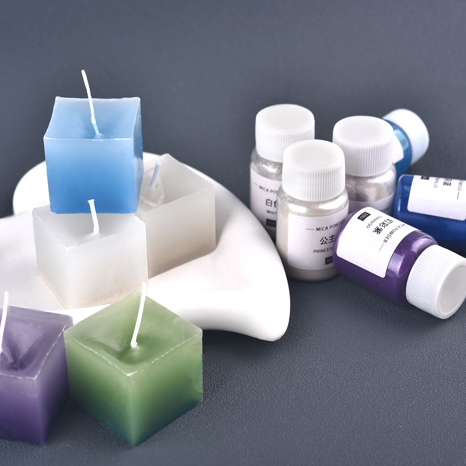 10g perolado mica em pó vela p - Oxide Pigment Soap avaliação e preço
