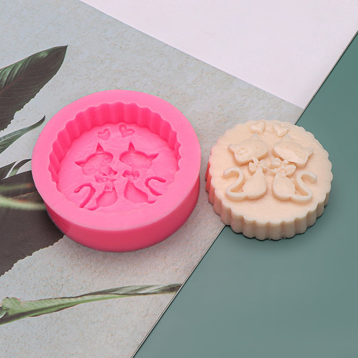 Molde de Silicone de Gato de 1 - Soap Making Things avaliação e preço