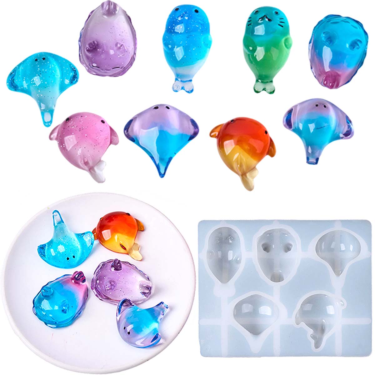 Molde de Silicone 3D de Raia M - Soap Making Formula avaliação e preço