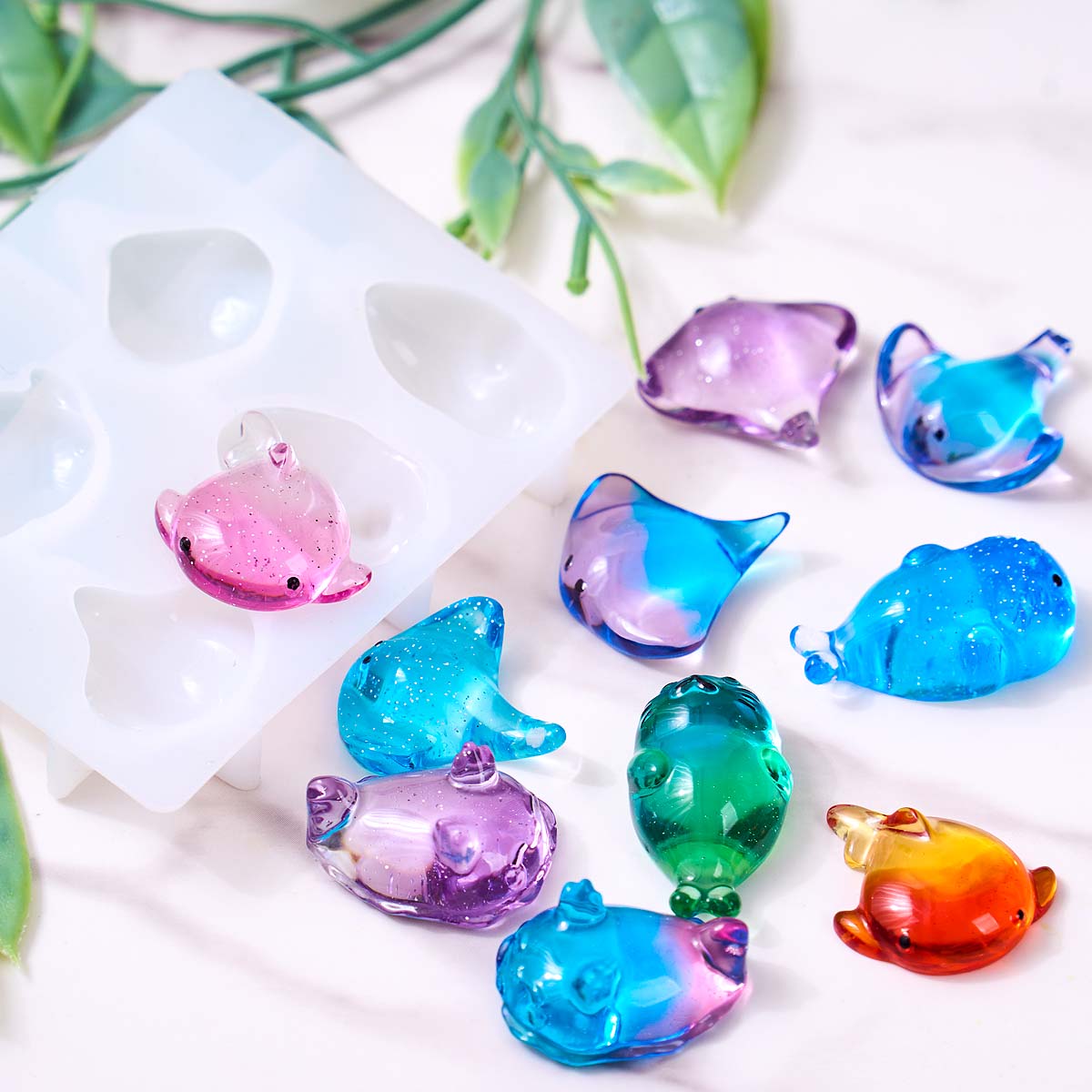 Molde de Silicone 3D de Raia M - Soap Making Formula avaliação e preço