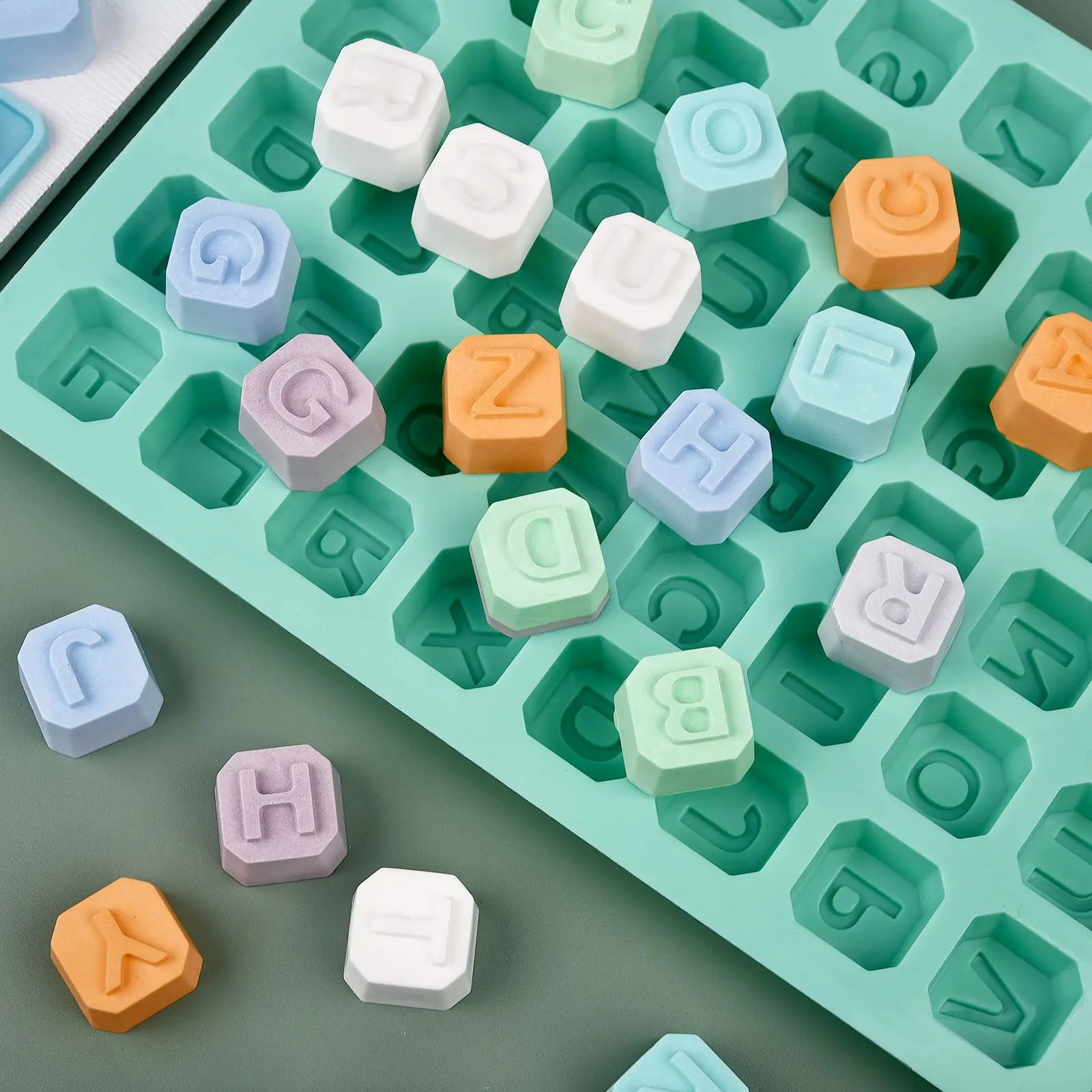 Molde de silicone com 48 letra - Soap Making Molds avaliação e preço