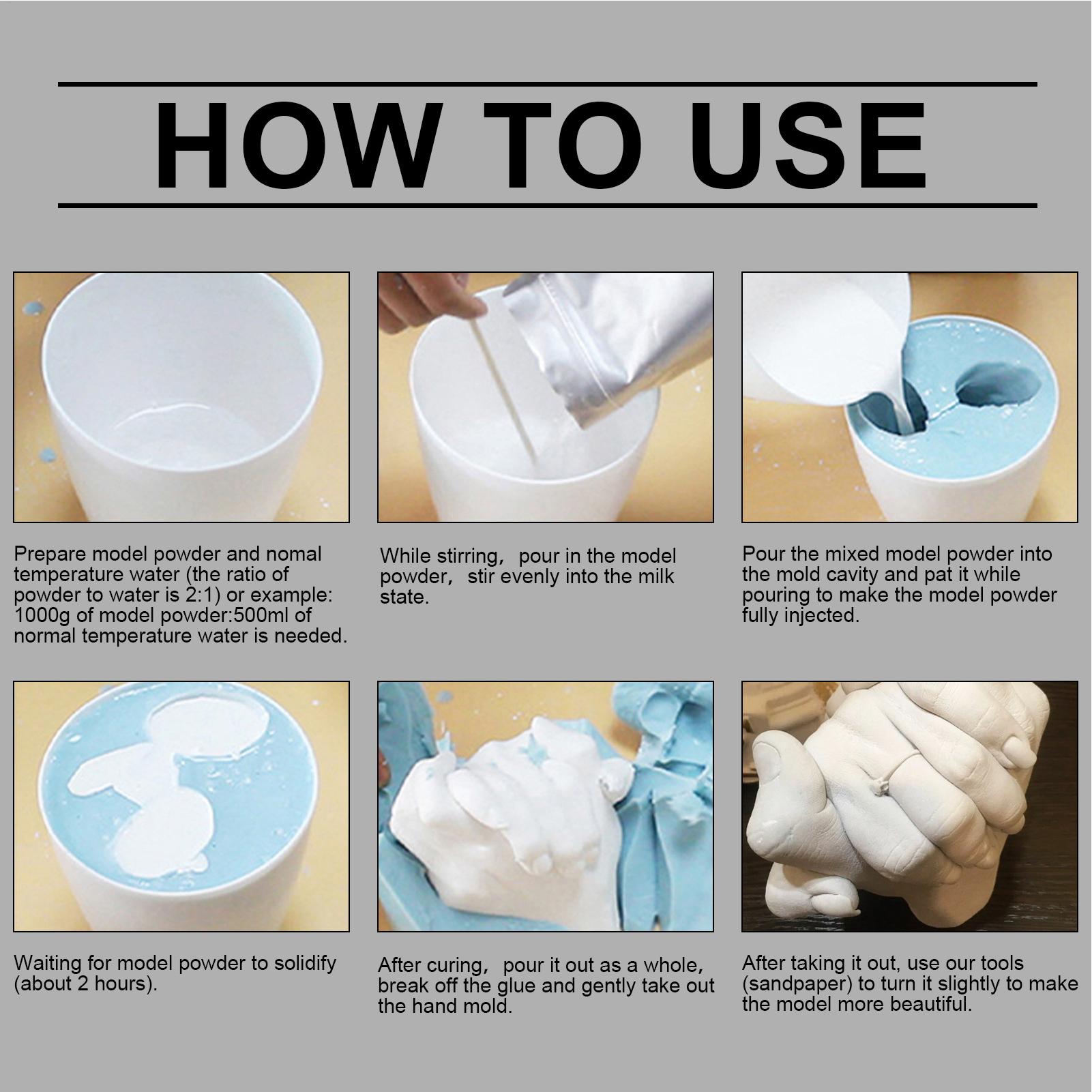 Kit de moldagem de mãos e pés  - Soap Making For Beginners avaliação e preço